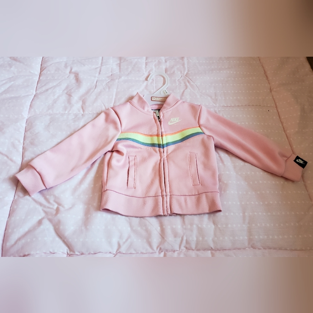 Babygirl pink nike jacket